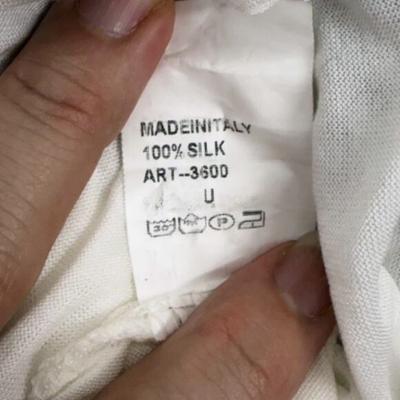 Cobblestone Living MED 100% Silk Animal Print Sleeveless Blouse Top Italy Lux - Picture 5 of 7